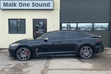2022 Kia Stinger with professional window tint in North Bay
